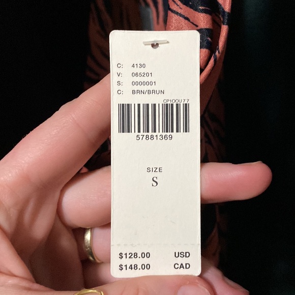NWT Zebra Print Anthropologie Slip Dress - Picture 7 of 7